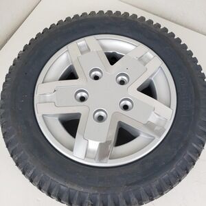 Quantum Q6 Edge Power Wheelchair Drive Wheel Primo Powertrax 3.00-8 Silver Rim